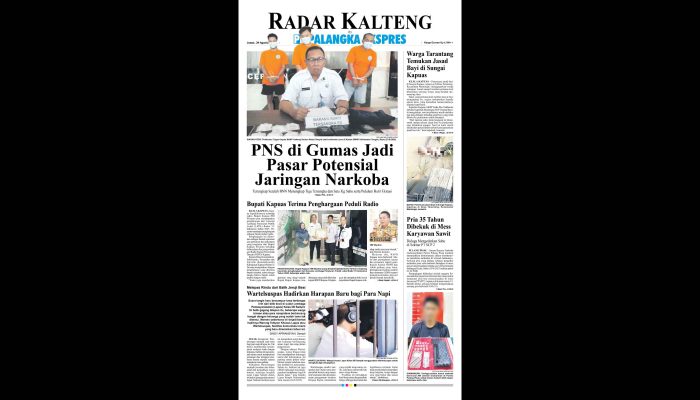 Radar Kalteng Koran, Jumat 29 Agustus 2025