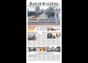 Radar Kalteng, Kamis 15 Januari 2026