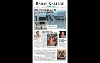 Radar Kalteng, Sabtu 26 September 2026