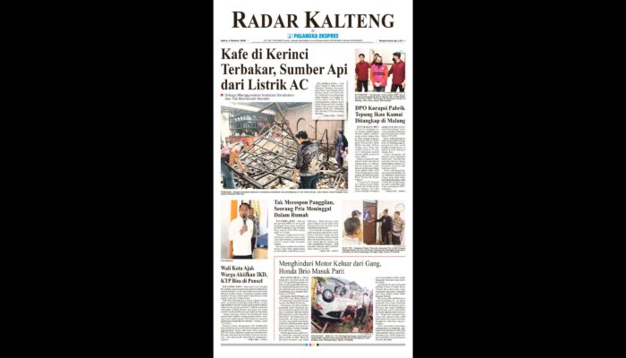 Radar Kalteng, Sabtu 03 Oktober 2026