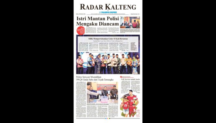 Radar Kalteng, Sabtu 10 Oktober 2026