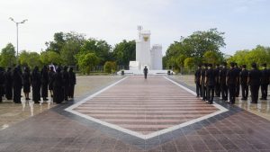 Kanwil Kemenkumham Kalteng Gelar Upacara Tabur Bunga Di TMP Sanaman Lampang