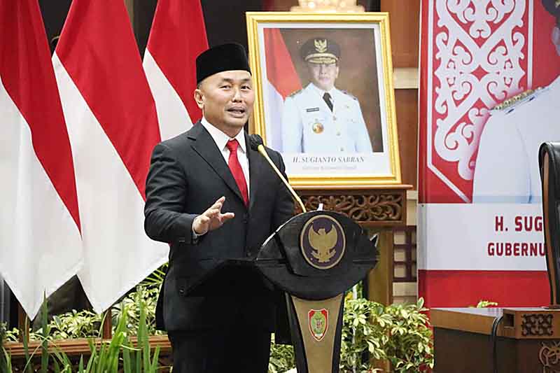 Gubernur Kalteng, H. Sugianto Sabran.
