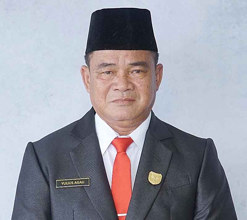 Anggota DPRD Gumas Yulius Agau.