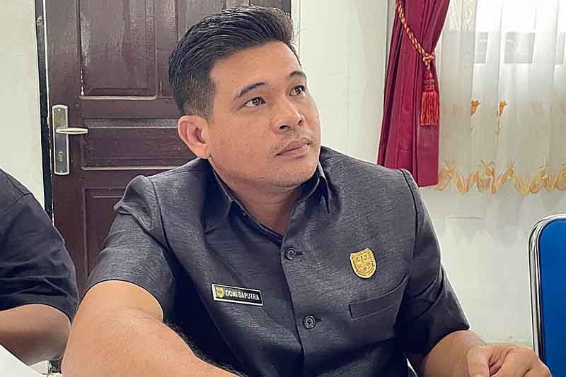 Anggota DPRD Gunung Mas Doni Saputra.