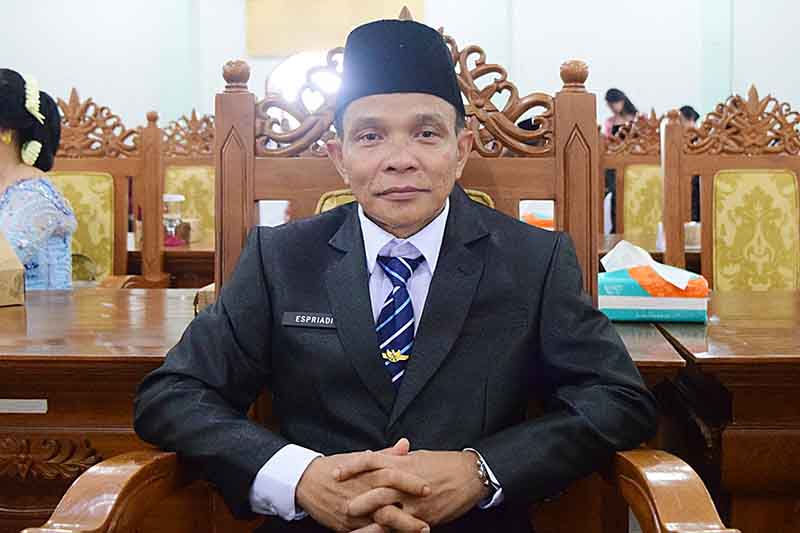 Anggota DPRD Kabupaten Gumas Espriadi.