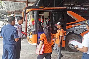 Dishub Kobar Inspeksi Kendaraan Angkutan Umum 
