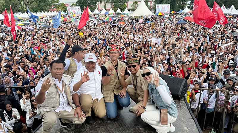 Kaesang Pangarep Minta Warga Kotim Dukung Agustiar-Edy