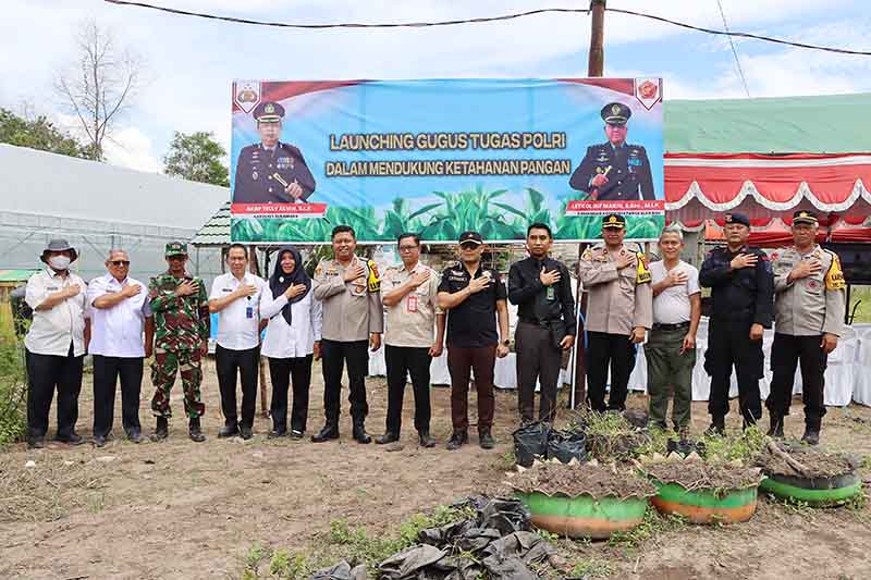 Pj Sekda Ikuti Launching Gugus Tugas Polri