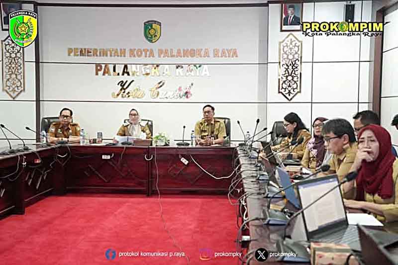 Pj Walikota Evaluasi Pelaporan Hasil Kegiatan
