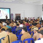 Sahli Bid. PHP Raison saat menyampaikan sambutan