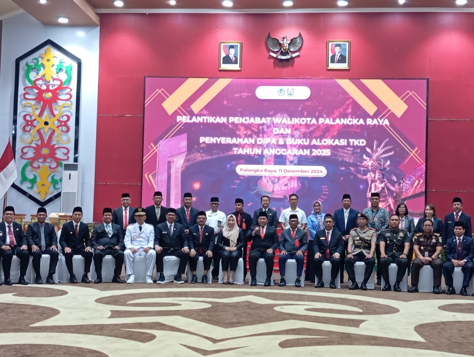 Ahmad Husain gantikan Hera Nugrahayu sebagai Pejabat (Pj) Walikota Palangka Raya