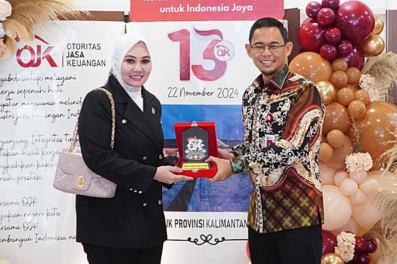 Anggota DPD RI Kunjungi Kantor OJK Kalteng