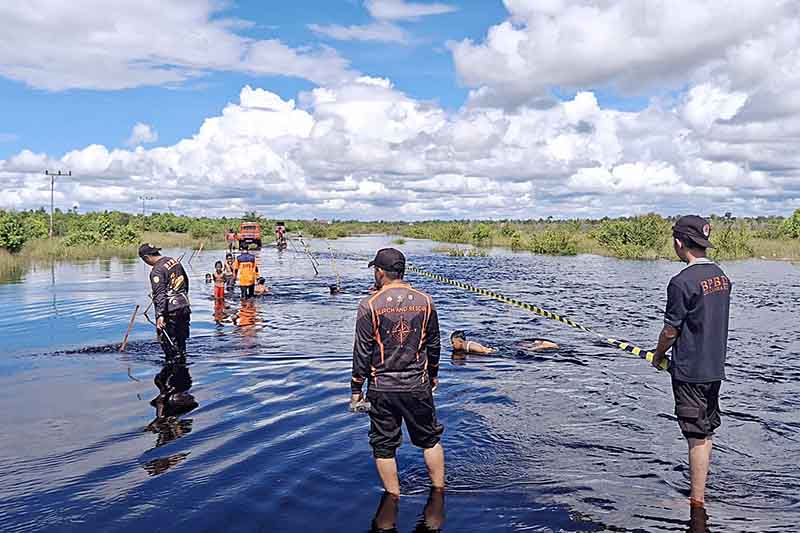 Intensitas Hujan Tinggi, Kota Palangka Raya Dilanda Banjir