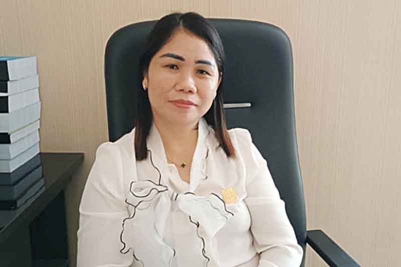 Juru bicara Tim Reses Kelompok DPRD Gunung Mas Dapil III Karolina.