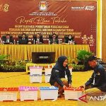 KPU Kobar Gelar Rapat Pleno Hasil Rekapitulasi Suara