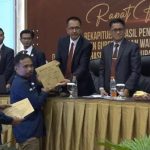 KPU Kobar Sampaikan Hasil Rekap Pilgub