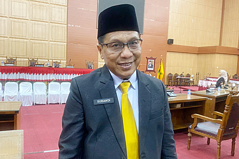 Ketua DPRD Kota Palangka Raya, Subandi