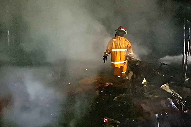 Pasutri Tidur Tempat Mertua, Rumah Ludes Dilalap Api