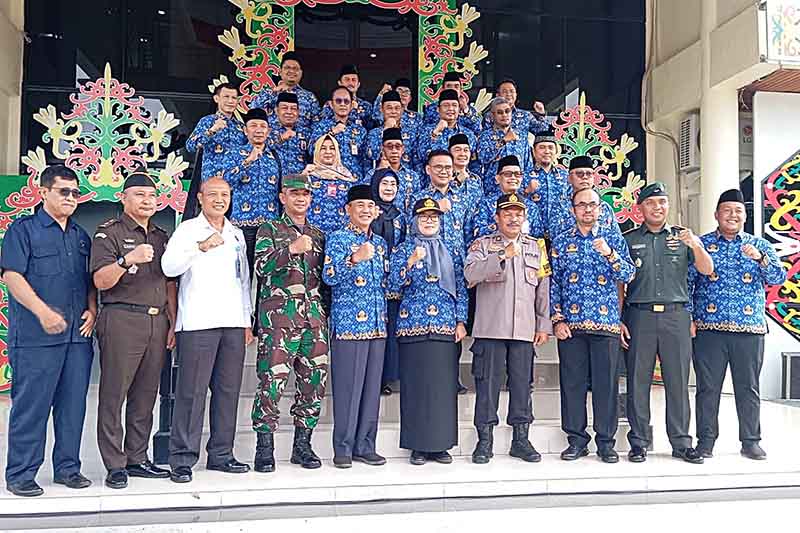 Pj Walikota Pimpin Langsung Upacara Peringatan Hari Korpri ke-53 
