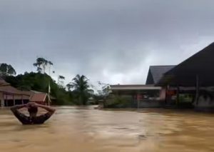 Banjir Besar Kapuas Tengah Rendam Ratusan Rumah