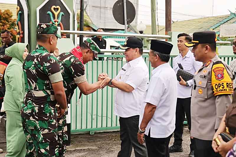 Bupati Sambut Kunker Dandrem 102Pjg di Kotim