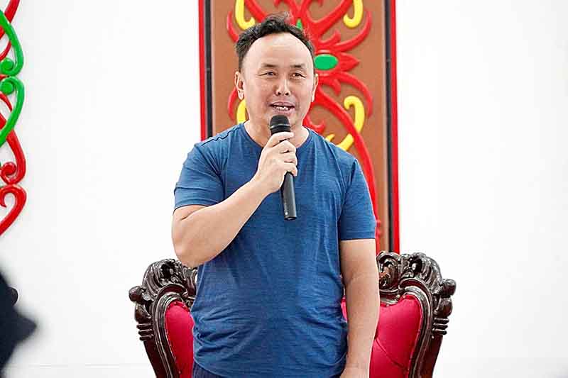 Gubernur Kalteng, H. Sugianto Sabran sampaikan sambutan
