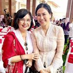 Kepala Dinas P3APPKB Kalteng, Linae Victoria Aden bersama Wakil Menteri PPPA, Veronica Tan