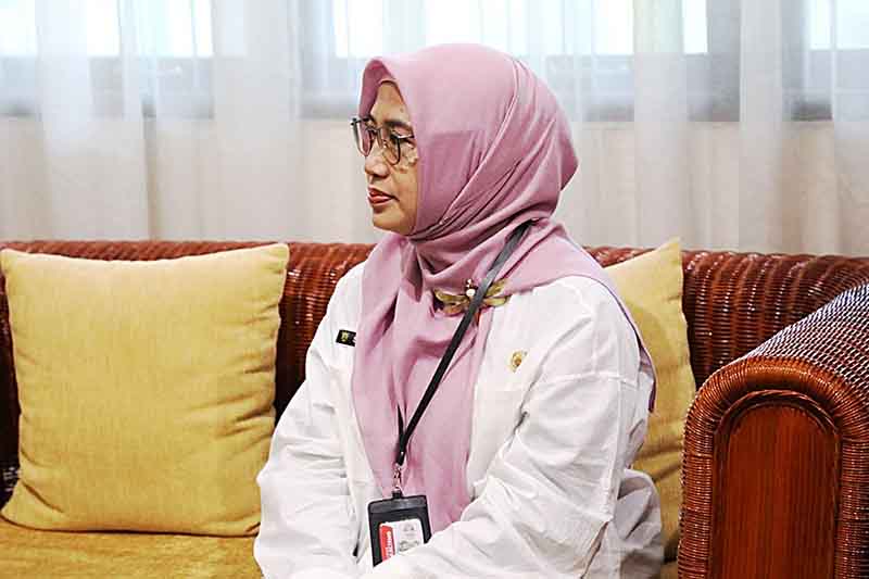 Kepala Dinas TPHP Kalteng, Sunarti.