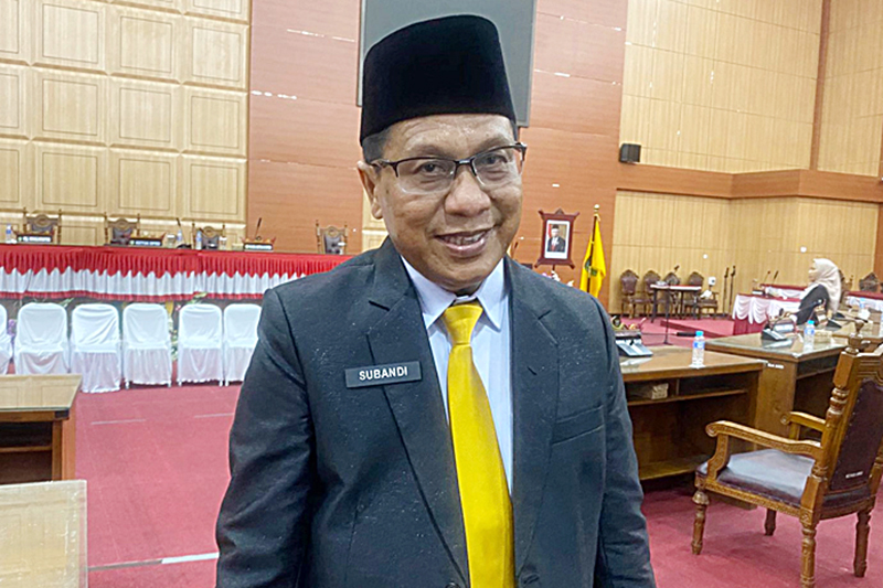 Ketua DPRD Kota Palangka Raya, Subandi