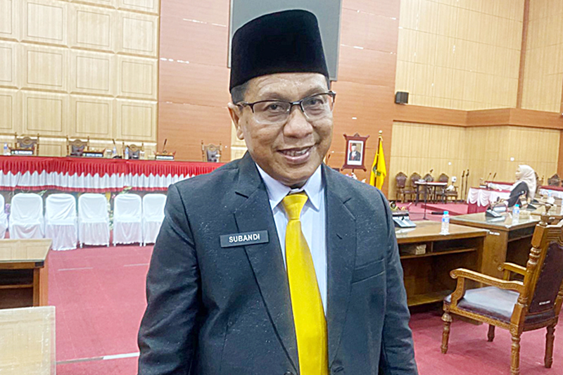 Ketua DPRD Kota Palangka Raya, Subandi