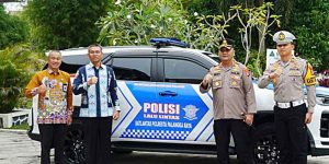 Pemko Serahkan Kendaraan Dinas ke Polresta dan Lapas Kelas IIA