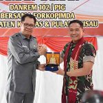 Pj Bupati Sambut Kunker Dandrem 102Pjg