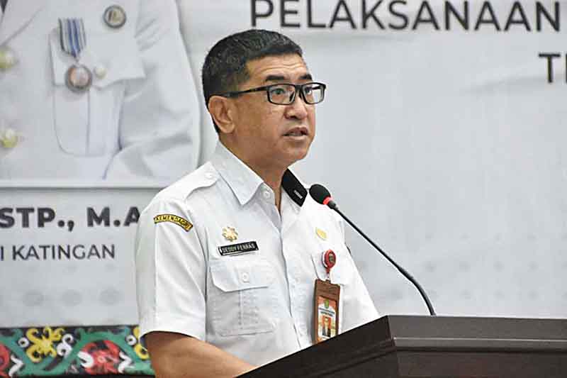 Pj. Sekda Kabupaten Katingan Drs. Deddy Ferras, M.Si, CGCAE