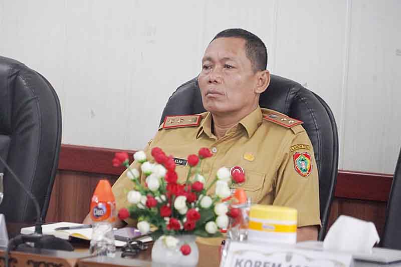 Sahli Gubernur Bidang Ekonomi, Keuangan dan Pembangunan, Yuas Elko ikuti rakor