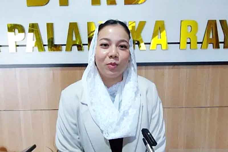 Sekretaris Komisi III DPRD Palangka Raya, Rana Muthia Oktari