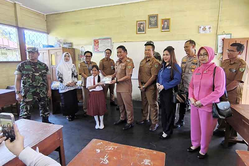 APJI Kalteng Uji Coba MBG di Enam Sekolah Bartim