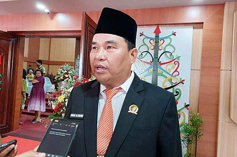 Anggota DPRD Kota Palangka Raya Dudie B Sidau