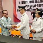 Bupati dan Wabup Gumas Sertijab di Jakarta