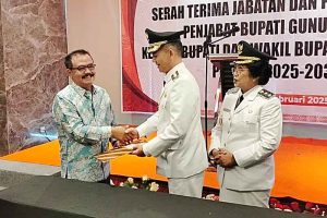 Bupati dan Wabup Gumas Sertijab di Jakarta 