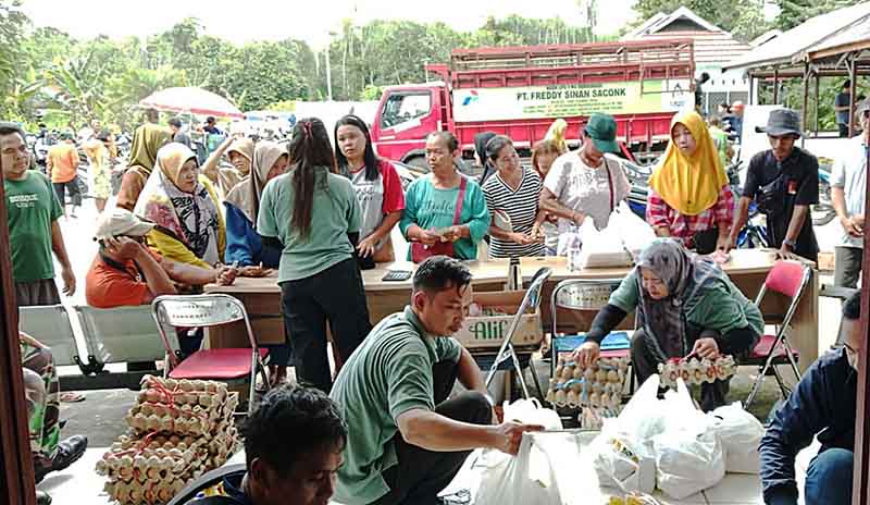 Masyarakat Jabiren Raya Antusias Sambut Pasar Penyeimbang