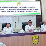 Pemkab dan Kantor ATRBPN Gumas Perpanjang Kerjasama