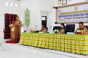 Sekda Buka Musrenbang RKPD Gumas 2026 Tingkat Kecamatan 