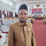 Anggota DPRD Seruyan Syukron Makmun saat berada diruang paripurna.