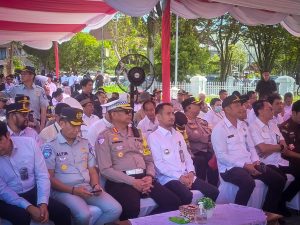 Wali Kota Palangka Raya Hadiri Pelepasan Keberangkatan Peserta Mudik Gratis