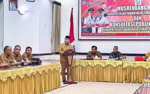Pemkab Kotim Gelar Musrenbang Rancangan RKPD dan Konsultasi Publik RPJMD 