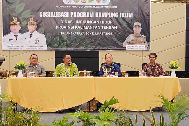 Perkuat SDM Upaya Kalteng Hadapi Tantangan Perubahan Iklim