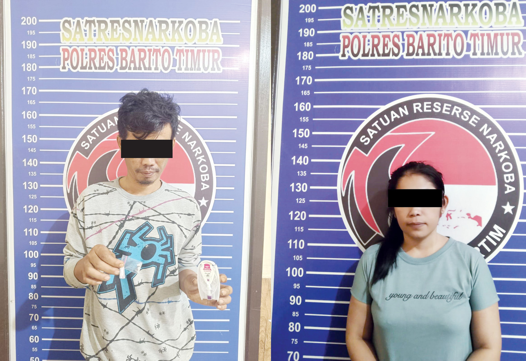 Bawa Sabu, Dua Warga Ditangkap di Simpang PT BNJM
