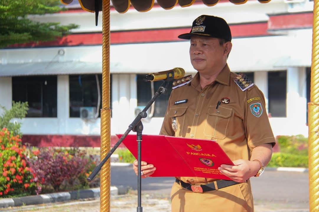 Bupati Seruyan Pimpin Apel Gabungan dan Halalbihalal