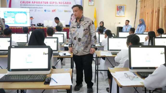 Bupati Lamandau Pantau Seleksi PPPK Tahap II 